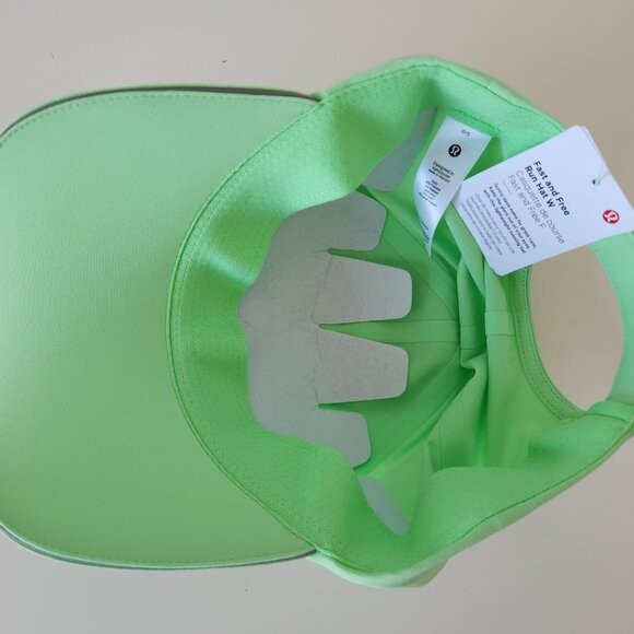 NWT LULULEMON SCGL Green LTWT Adjustable Closure Women's F&F Run Hat OS - Picture 6 of 9